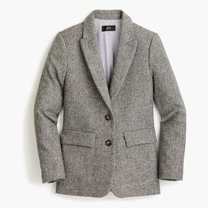 J. Crew Boyfriend blazer English herringbone wool
